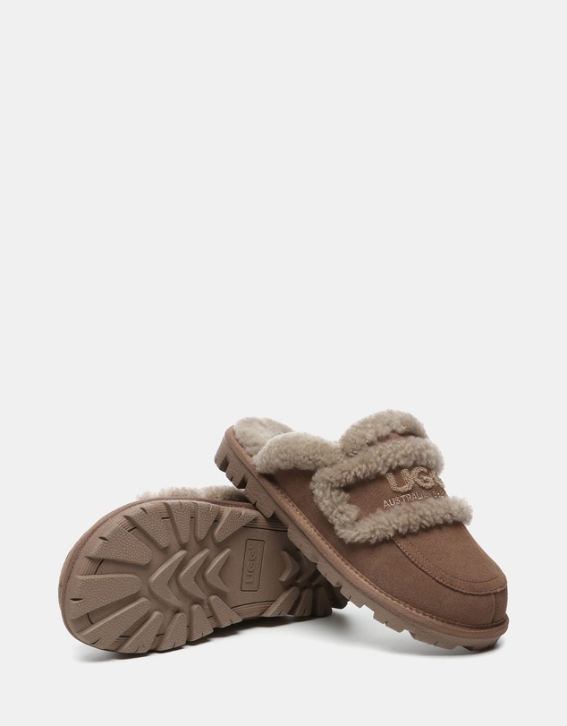 EVERAU - Australian Shepherd Ugg Rilee Cow Suede Upper House Shoes