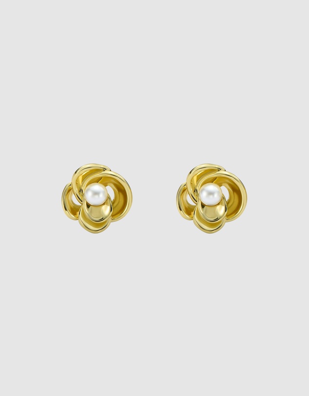 Ted Baker - Flo Pearl Flower Stud Earrings