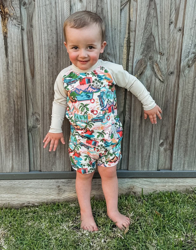 WITH LOVE FOR KIDS - Swim Long Sleeve Rashie Set - Babies - Kids