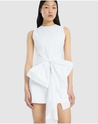 ROTATE - Sleeveless Dress With Bow