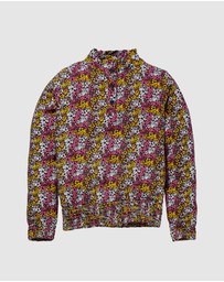 Quapi - Kate Long Sleeve Floral Blouse - Kids-Teens