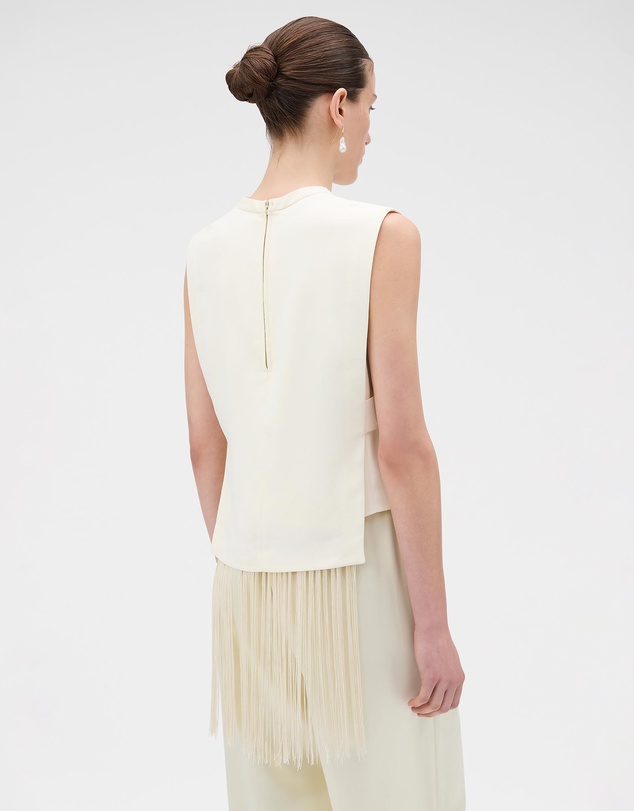 Oroton - Fringe Detail Top