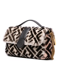 Pre-Loved by Azura Reborn - Pre-Loved Zucca Shearling Double F Baguette Satchel