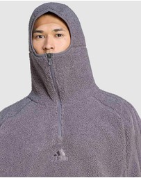 adidas Originals - Borg Fleece Teamgeist 1/4 Zip Hoodie
