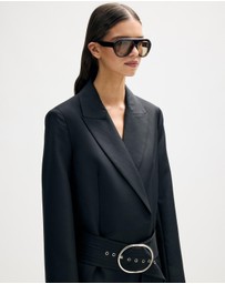 Minima Esenciales - Iver Wool Blend Belted Coat