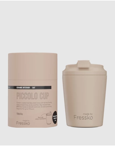 Fressko - Piccolo 4oz Reusable Ceramic Lined Coffee Cup