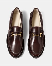 Duke + Dexter - Wilde Buffed Red Plus Bit Loafer - Men's