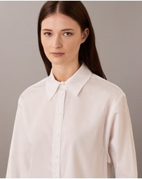 Calvin Klein - Soft Cotton Cropped Shirt