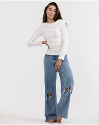 Mod Squad - Luxe Rib Panel Top