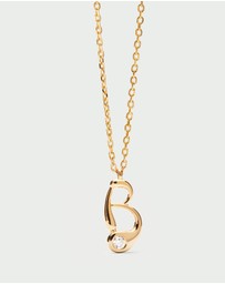 PDPAOLA - Initial 2026 B Pendant Necklace