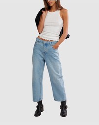 Free People - Deep Trance Dropped BF Jeans