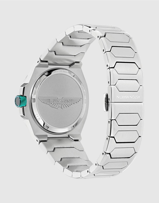 Aston Martin - GPQ Podium Green Dial Stainless Steel Bracelet Watch