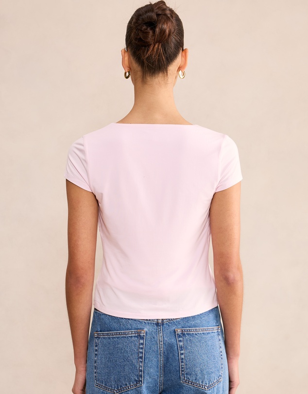 Forever New - Harri Short Sleeves V-Neck Top