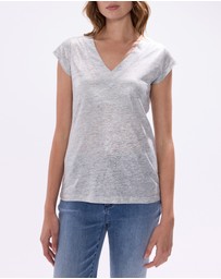 Marcs - Afterglow Foil Linen Tee