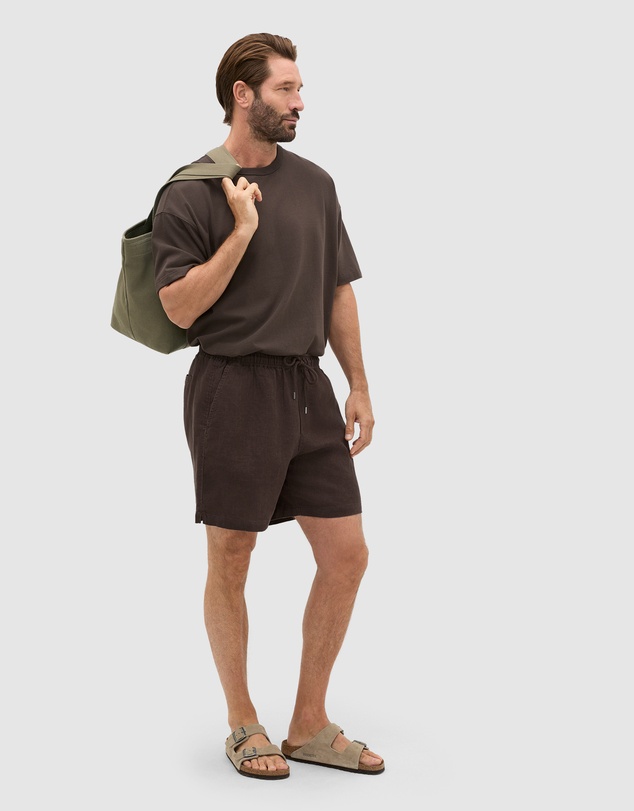 Seed Heritage - Pull On Linen Short