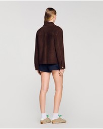 Sandro - Deniz Leather Jacket