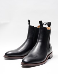 3 Wise Men - 3 Wise Men Cobain Leather Chelsea Boot
