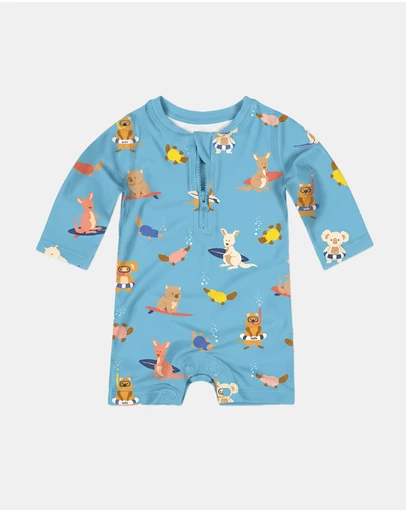 Toshi - Pirate LS Swim Onesie - Babies