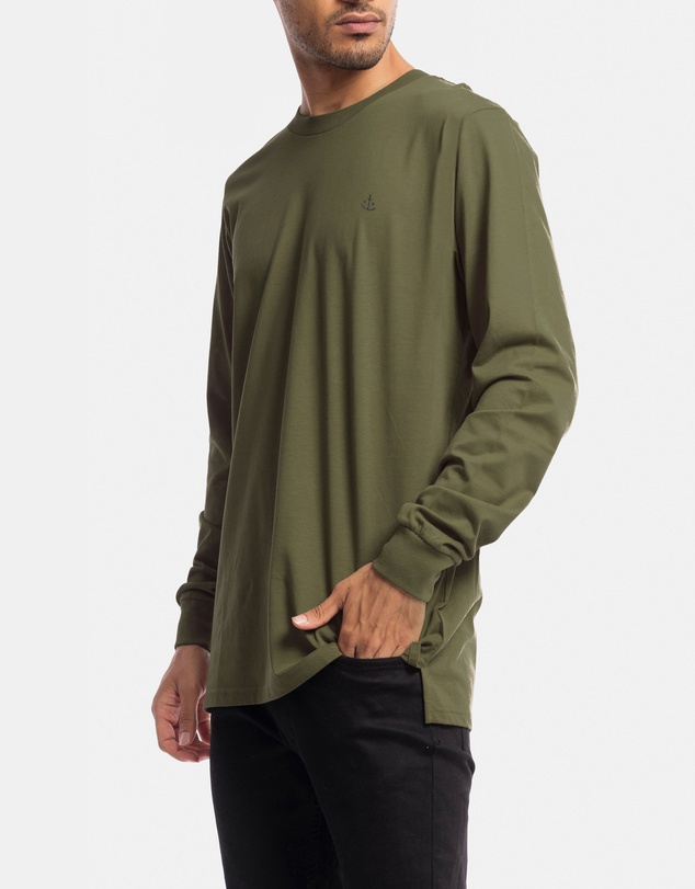 Stock & Co. - Stock & Co Anchor Embroidery Long Sleeve Tee