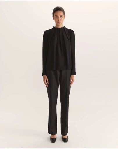 SABA - Willa High Neck Long Sleeve Top