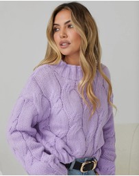 Esther & Co - Hadi Knit - Lilac