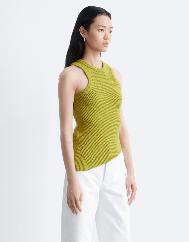 & Other Stories - Asymmetric Rib-Knit Tank