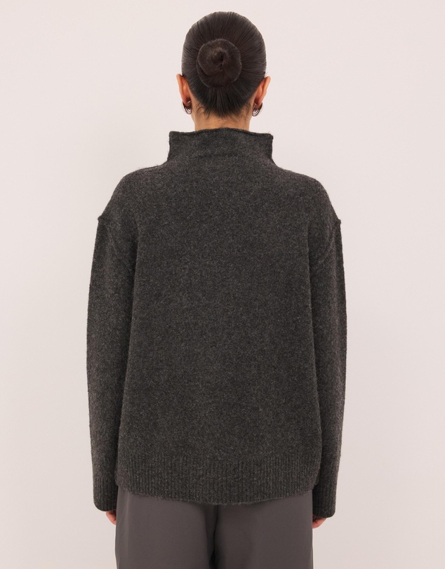 Calli - Collins Funnel Neck Knit Jumper