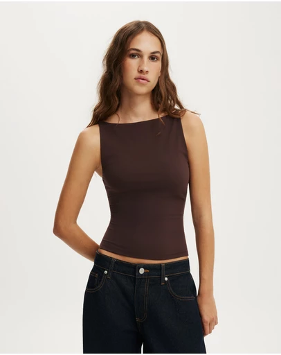 Cotton On - Hold Me High Neck Cami
