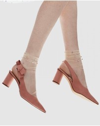 High Heel Jungle - Pastel Pearl Sock