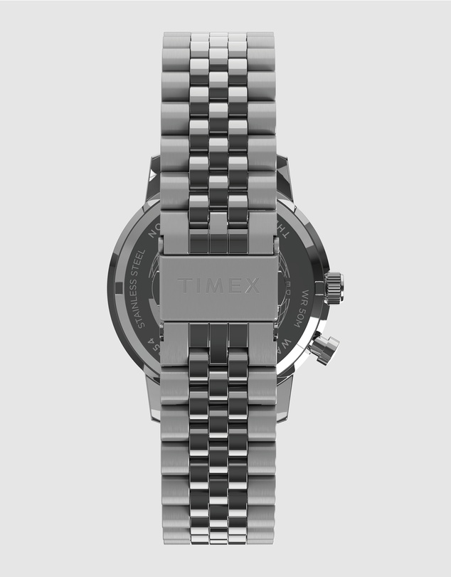 TIMEX - Timex Marlin Moon Phase 40mm Stainless Steel Case and Bracelet