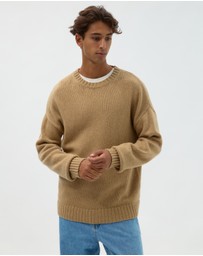 AERE - Merino Wool Chunky Crew Neck Sweater