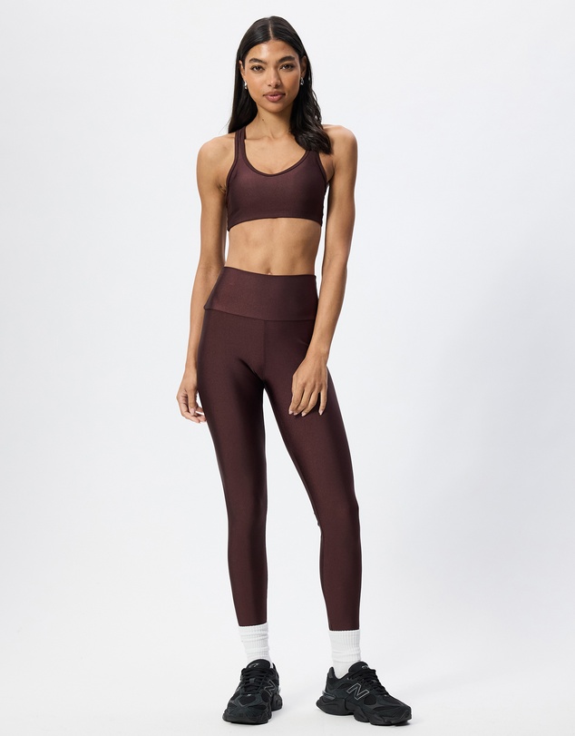 AVE Active - Espresso Shine Racer Bra