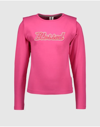 B.Nosy - Shoulder Pad Long Sleeve Tee - Kids-Teens