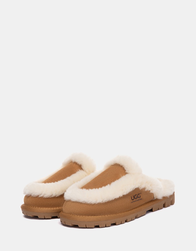 EVERAU - Australian Shepherd Ugg Layna Cow Suede Upper House Shoes