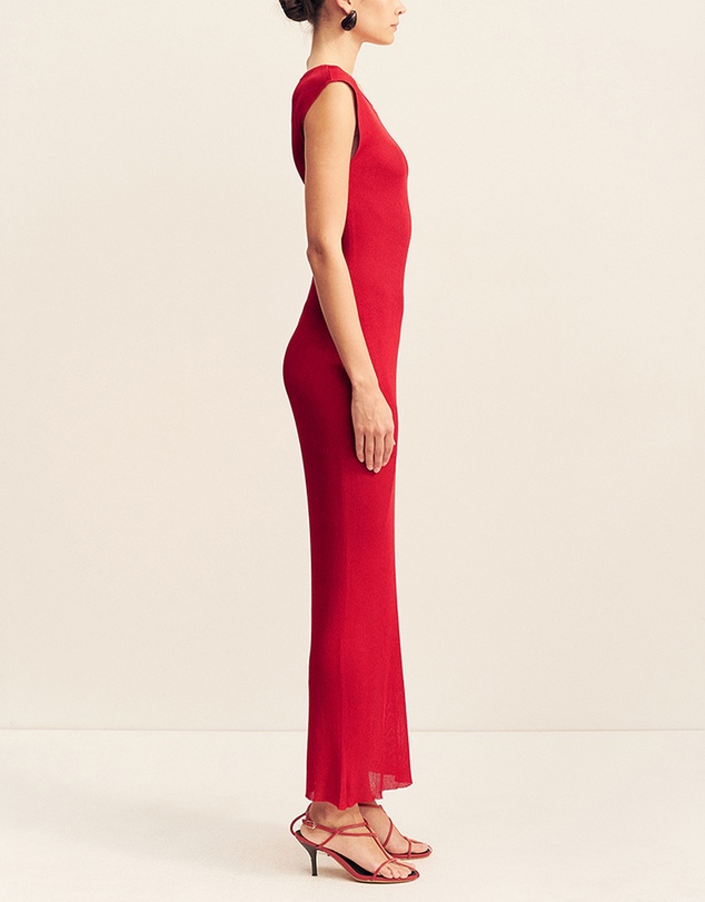 Shona Joy - Rohe Cap Sleeve Midi Dress