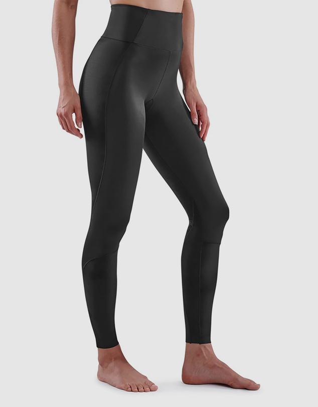 SKINS - SKINS Compression Women's Series-5 Activewear Long Tights Skyscraper Black