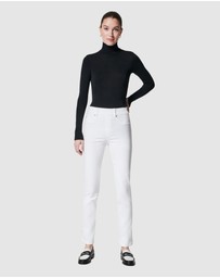 Spanx - Ankle Straight Leg Jeans - White