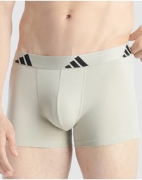 adidas Sportswear - 3 Pack Active Flex Cotton Trunk Underwear