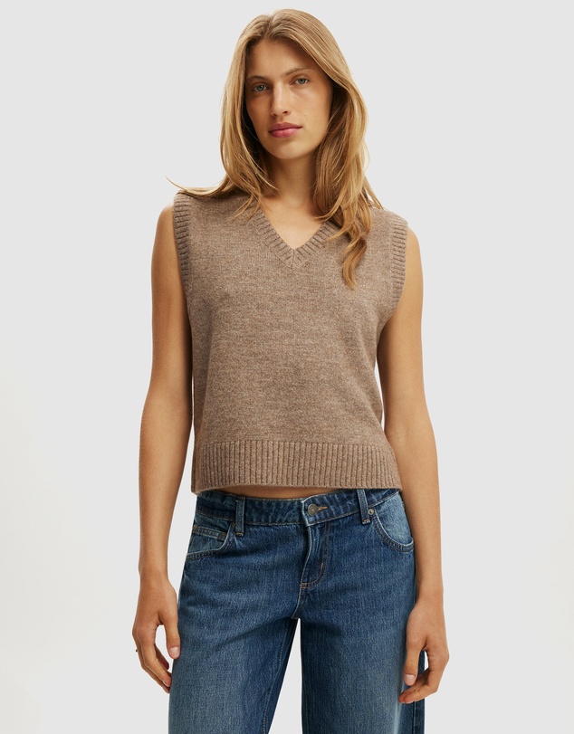 Cotton On - V-Neck Slouch Vest