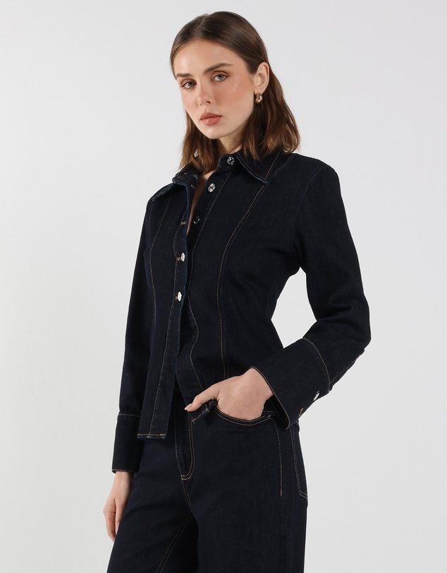 Madison The Label - Bec Denim Shirt