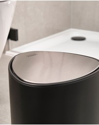 Joseph Joseph - EasyStore™ 5L Matt Black Bathroom Pedal Bin