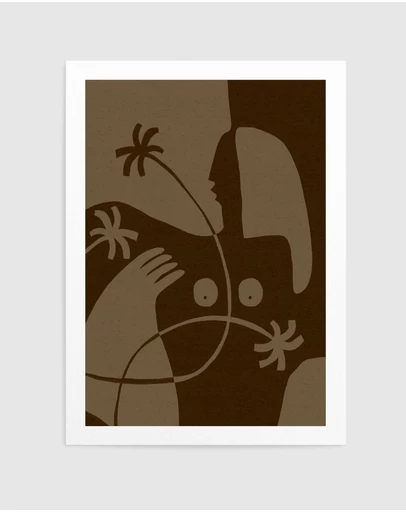 Olive et Oriel - The Land Story 6 by Shatha Al Dafai Art Print