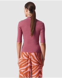 & Other Stories - Collared Short-Sleeve Top