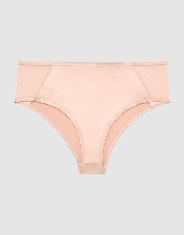 Passionata - Bianca Shiny Microfibre & Tulle High Waist Brief