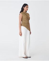 Forcast - Keeley Bamboo Split Hem Top