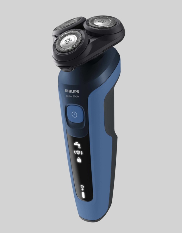 Philips - Philips Shaver Series 5000 Re-skin (Non SkinIQ), with precision trimmer attachment Dark Royal Blue