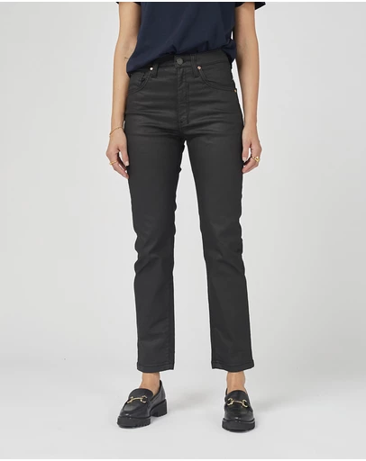 DRICOPER DENIM - Mika Coated Denim Straight Leg Jeans