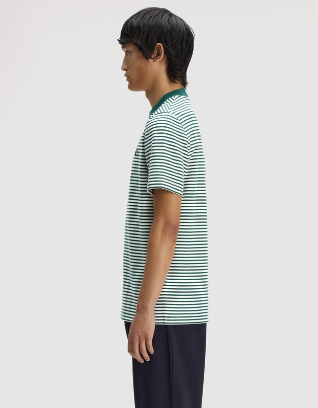 Fred Perry - Fine Stripe Heavy Weight T-Shirt
