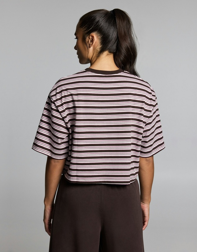 Rockwear - Stripe Boxy Hip Length Tee