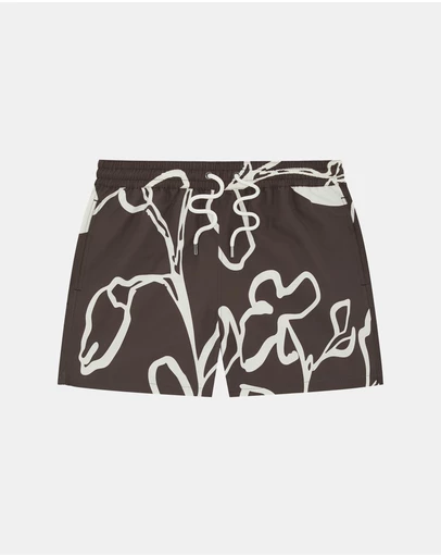 Frescobol Carioca - Rio Flor Print Swim Shorts